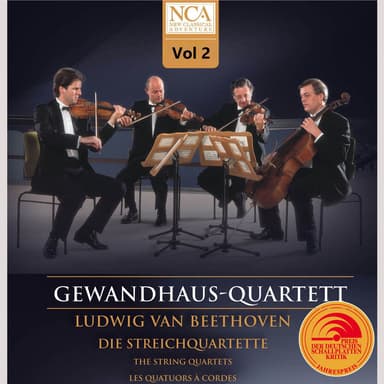 Beethoven: Die Streichquartette, Vol. 2.
