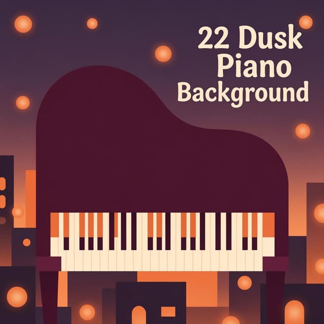 22 Dusk Piano Background