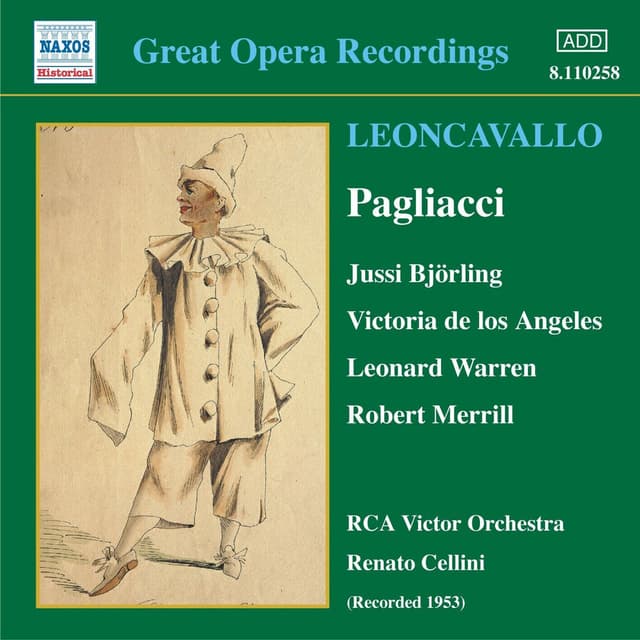 Leoncavallo: Pagliacci (Bjorling / Angeles) (1953)
