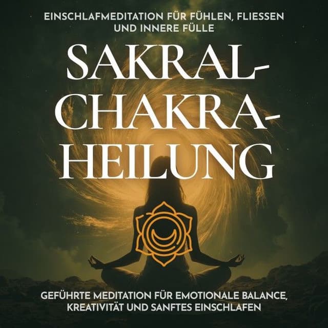 Einschlafmeditation für Fühlen, Fließen und innere Fülle - Sakralchakra-Heilung (Geführte Meditation für emotionale Balance, Kreativität und sanftes Einschlafen)