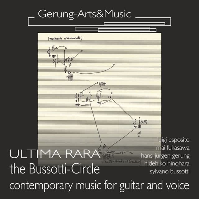 Ultima Rara: The Bussotti-Circle (Neue Werke für Gitarre und Stimme)