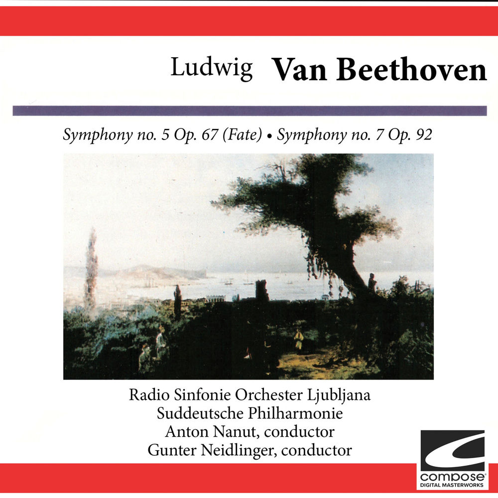 Ludwig van Beethoven: Symphony no. 5 Op. 67 (Fate) - Symphony no. 7 Op. 92
