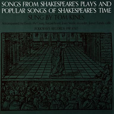 Songs from Shakespeare's Plays and Popular Songs of Shakespeare's Time