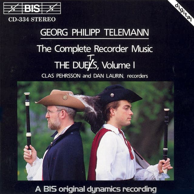 Telemann: Complete Recorder Music - The Duets, Vol. I