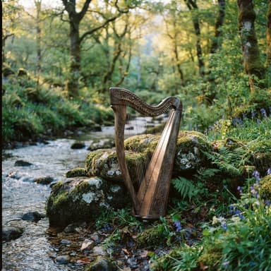 Ethereal Strings - Contemporary Harp Soundscapes for Mindful Escape