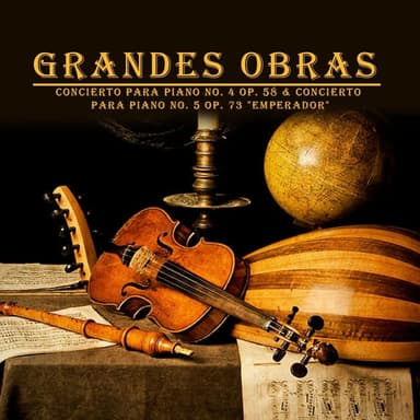 Grandes Obras, Concierto Para Piano No. 4 Op. 58 & Concierto Para Piano No. 5 Op. 73 Emperador