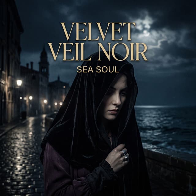 Velvet veil Noir