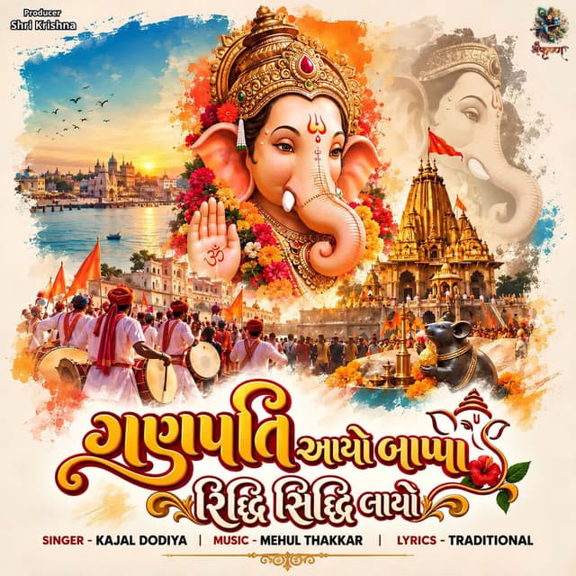 Ganpati Aayo Bappa Riddhi Siddhi Layo