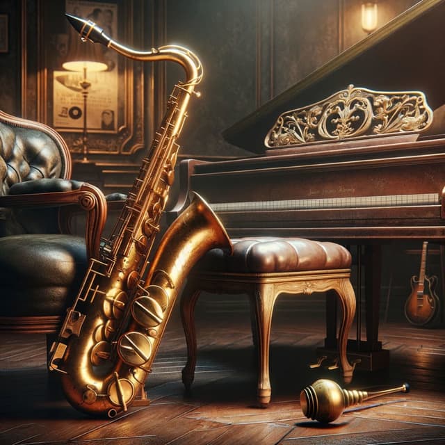 Vintage Saxophone and Piano