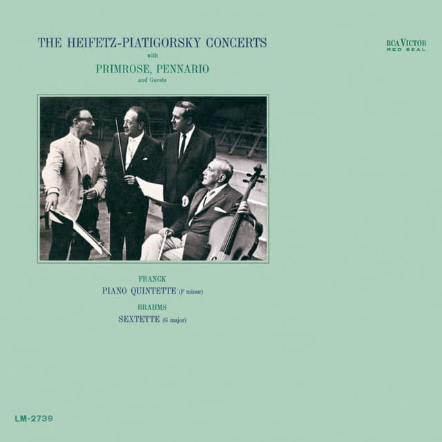Franck: Quintet in F Minor, Brahms: Sextet, Op. 36, in G