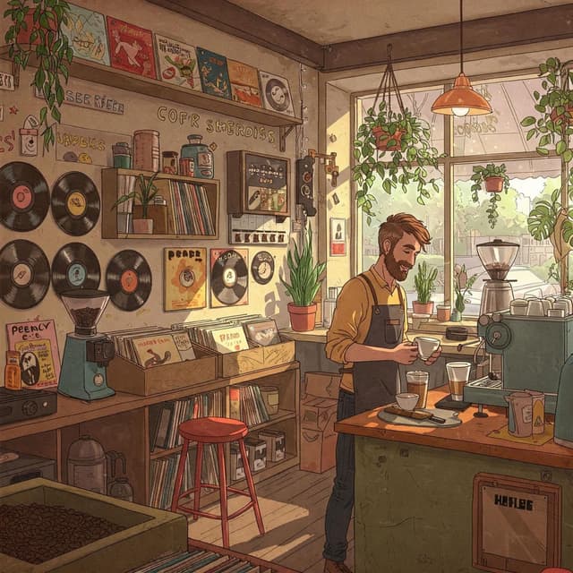 Record Shop Café: Coffeeshop Trip Hop Beats, Luxe Metropolis Lounge