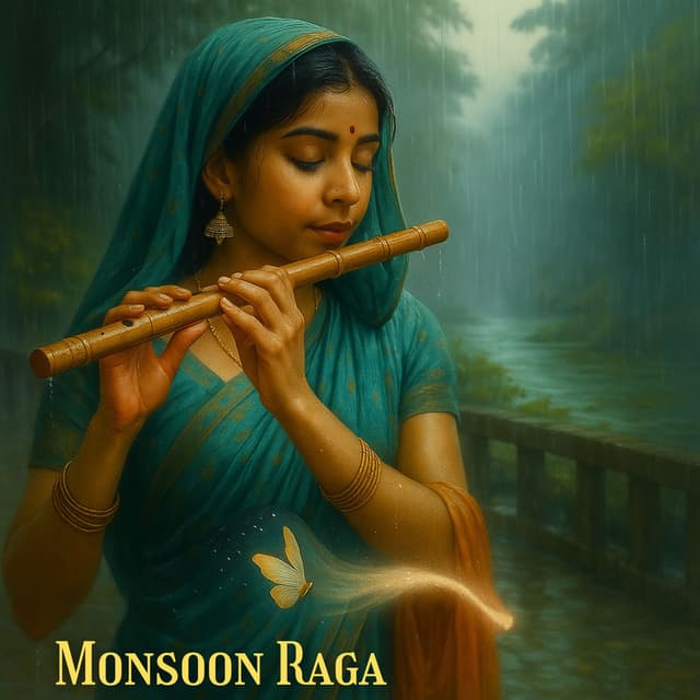 Monsoon Raga & Bansuri in Rainlight