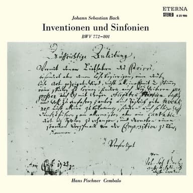 Bach: Inventionen und Sinfonien
