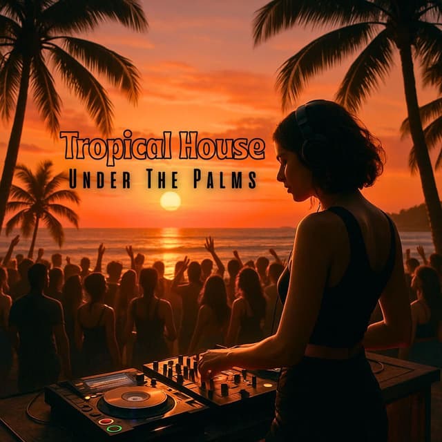 Deep Tropical House Under the Palms