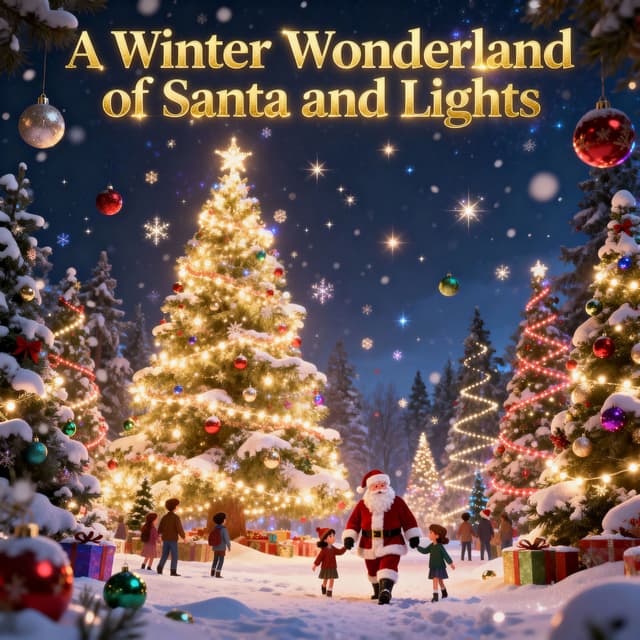 A Winter Wonderland of Santa and Lights