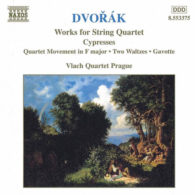 Dvorak, A.: String Quartets, Vol. 5 (Vlach Quartet) - Cypresses / String Quartet Movement in F Major / 2 Waltzes / Gavotte