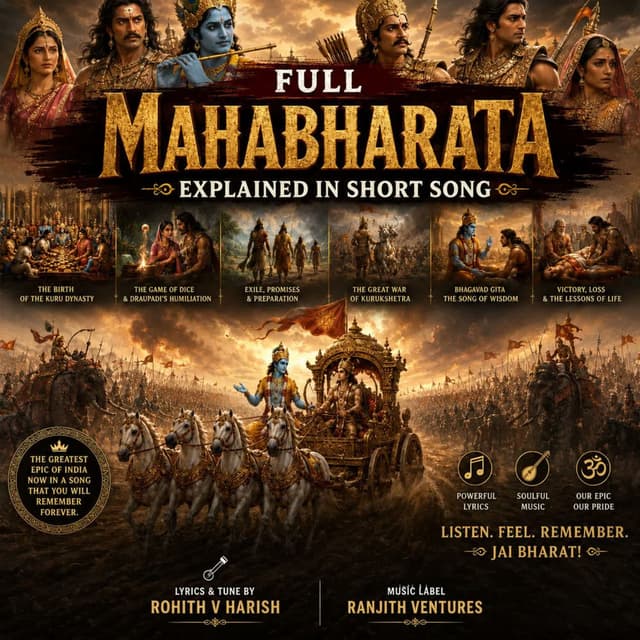 Full Mahabharata Explained in Short Song