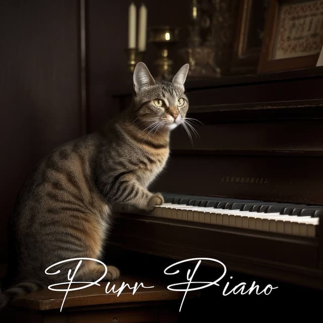 Purr Piano: Anti-Anxiety Music for Cats, Calmness for Stressed Cats, Kitten Relaxation