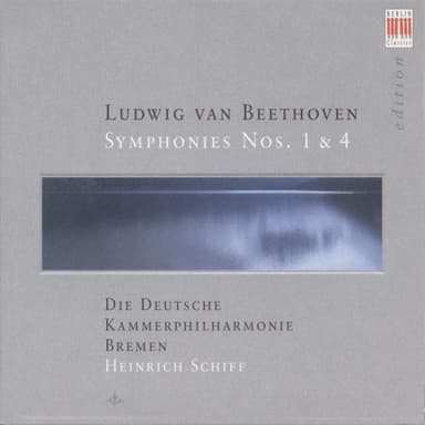 BEETHOVEN, L. van: Symphonies Nos. 1 and 4 (Bremen German Chamber Philharmonic, H. Schiff)
