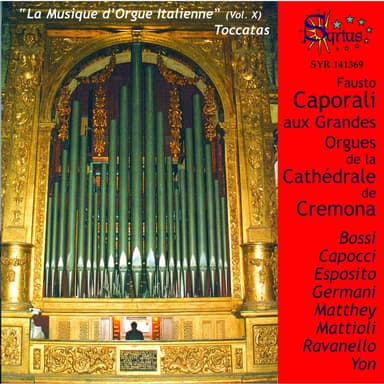 La musique d’orgue italienne, vol. 10 (Toccatas)