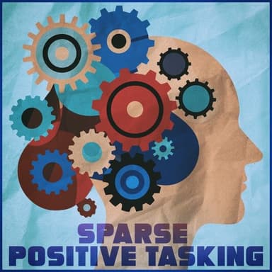 Sparse Positive Tasking
