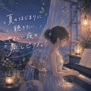 Gentle Healing Piano for Early Summer Nights.