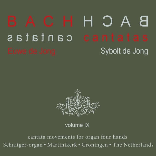 Bach Cantatas, Vol. 9: Cantata Movements For Organ Four Hands