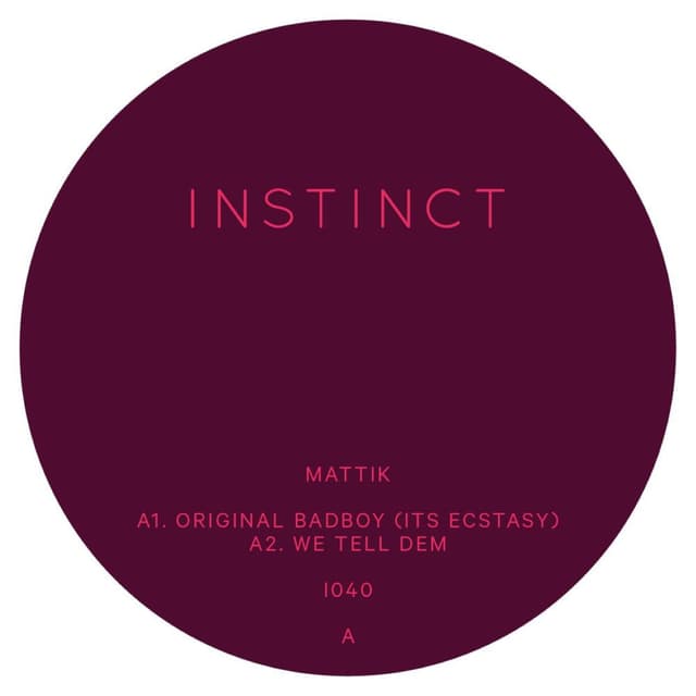 Original Badboy (It's Ecstasy)