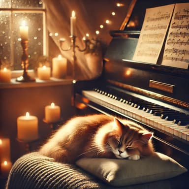 Mélodies Féline: Musique Apaisante au Piano pour Rêves Doux