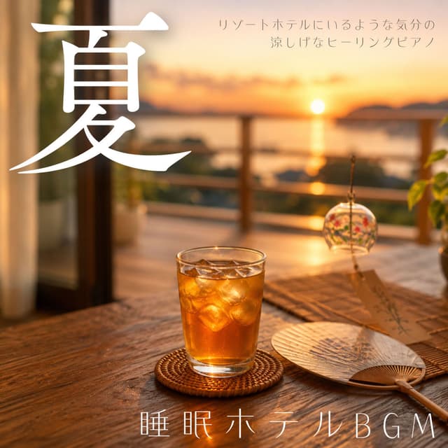 Sleep Hotel BGM: Summer-Cool, Healing Piano Music That Makes You Feel Like You're at a Resort Hotel