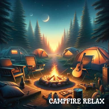 Campfire relax: Musique de nature, Soirée feu de camp
