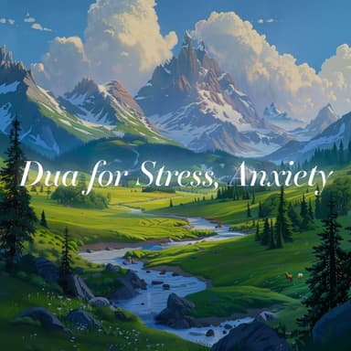 Dua for Stress, Anxiety, Depression