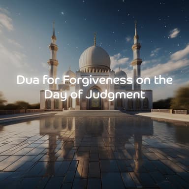 Dua for Forgiveness on the Day of Judgment