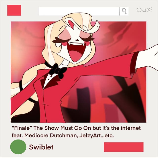 Finale "The Show Must Go On" but it's the internet