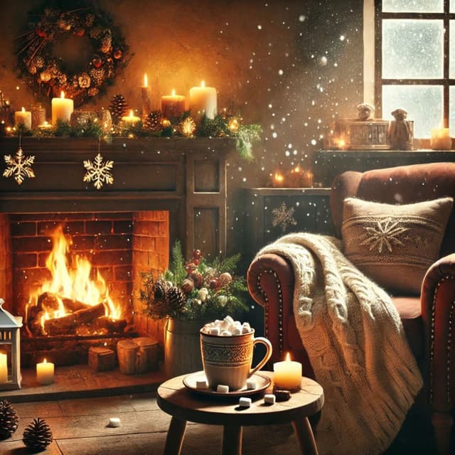 Jazz Under the Flames: Smooth Jazz & Crackling Heat for Cozy Atmosphere