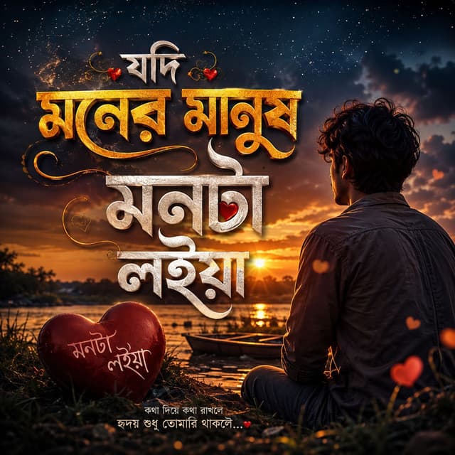যদি মনের মানুষ মনটা লইয়া