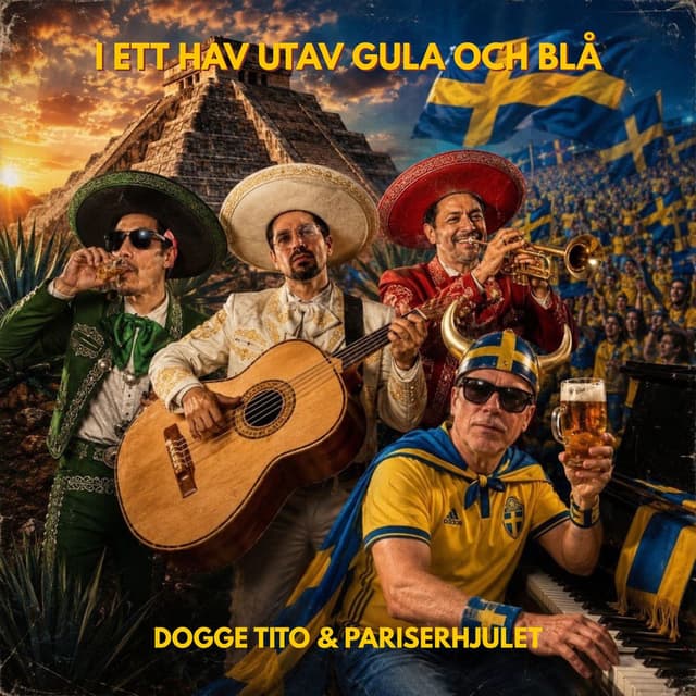 I ett hav utav gula och blå