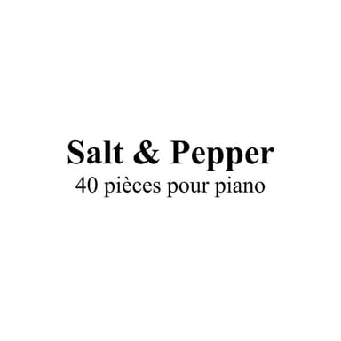 40 pièces pour piano