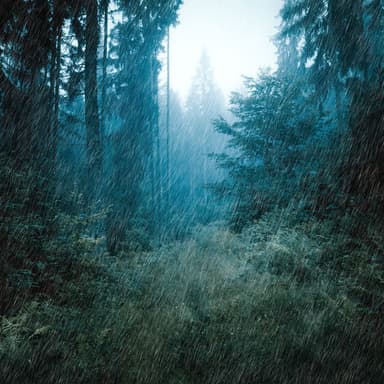 Sounds of Rain and Storm in the Nature