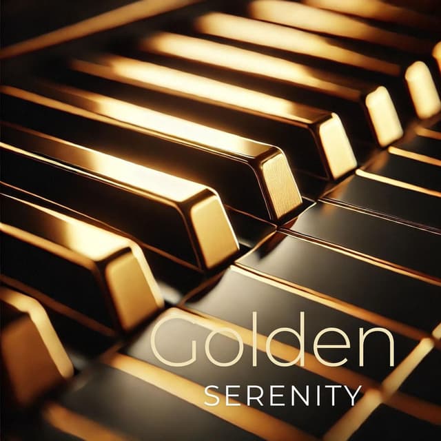 Golden Serenity: Piano Reflections