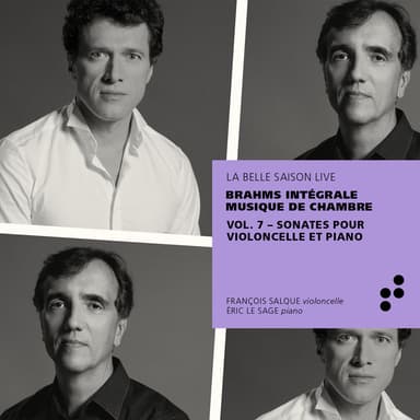 Brahms: Sonates pour violoncelle et piano (Intégrale musique de chambre), Vol. 7 (Live)