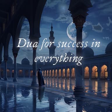 Dua for success in everything