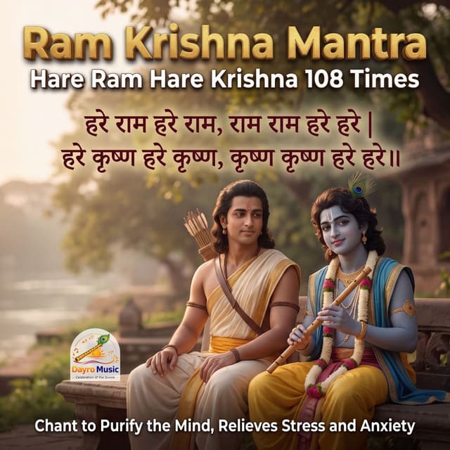 Rama Krishna Mantra - Hare Ram Hare Krishna 108 Times