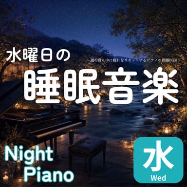 Wednesday Sleep Music: Piano BGM for a Restful Sleep to Reset Your Fatigue Midweek