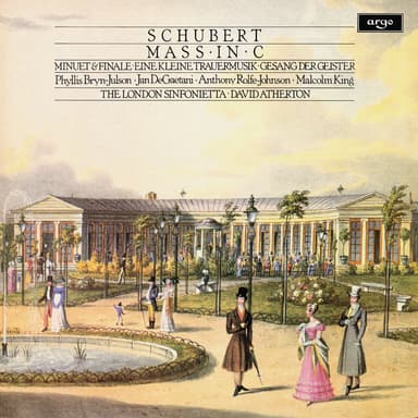 Schubert: Mass No. 4 in C Major K.452; Wind Octet D.72; Eine kleine Trauermusik; Gesang der Geister über den Wassern, D. 538