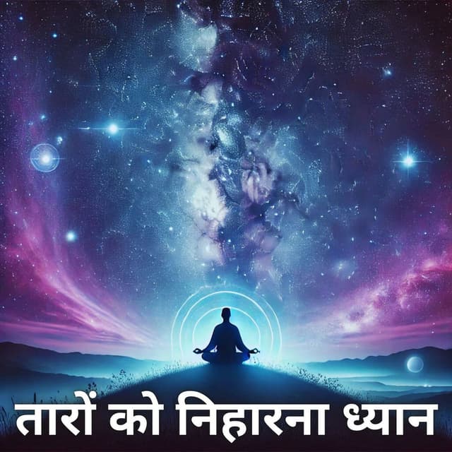 तारों को निहारना ध्यान: चिंतन, चिंतन,और नींद के लिए शांत वातावरणीय ध्वनि परिदृश्य