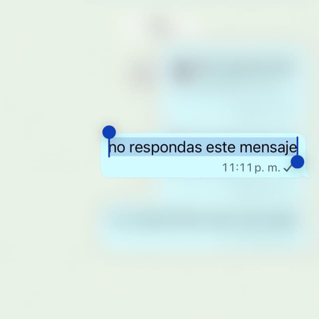no respondas este mensaje.