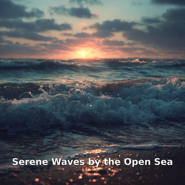 Serene Waves by the Open Sea