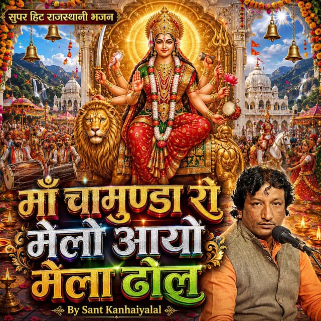 माँ चामुण्डा रो मेलो आयो मेला ढोल