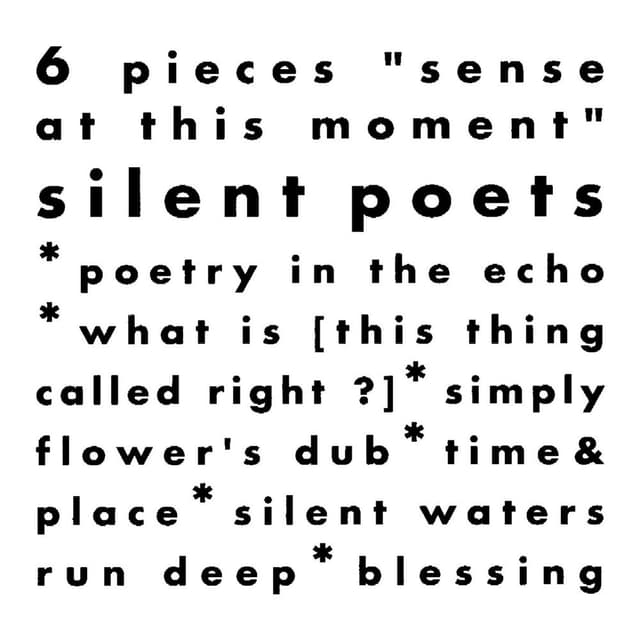 6 Pieces "sense at this moment"